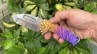 Medford Knives Praetorian Genesis T Vulcan Tanto Custom Knife From R1MarketPlace [upl. by Hnahc]