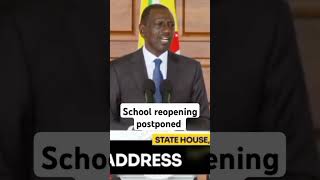 School reopening postponed statehousekenya gachagua citizentv nicholaskioko viral [upl. by Patterson]