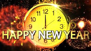 Happy New Year CLOCK 2020  v 683  Countdown Timer with Sound Effects  Voice 4K [upl. by Honeywell692]