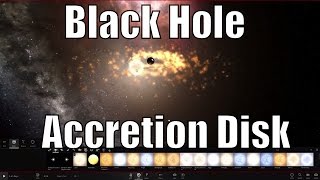 Creating a Black Hole Accretion Disk Using Universe Sandbox² [upl. by Esma]