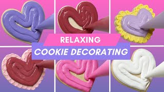 1 Hour Relaxing Cookie Decorating Compilation  The BEST StressReliever [upl. by Celinda]