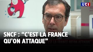 Sabotage des lignes TGV  quotCest la France quon attaquequot déclare le PDG de la SNCF [upl. by Australia]