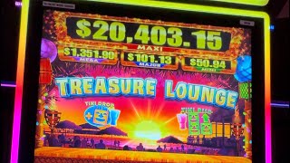 Choctaw Casino Pocola 111x bet 13 wheel spins HUGE win OCR Slots Treasure Lounge [upl. by Moht]