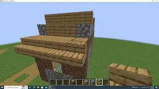 upgrading a village house in minecraft [upl. by Soraya]