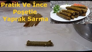 Pratik Buzluk Poşeti ile en kolay Yaprak Sarma  Lezzetin Üstadı [upl. by Eicyaj]