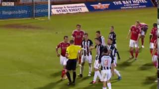 Dunfermline 01 Aberdeen  27th September 2012 League Cup 3rd Rd [upl. by Coppins]