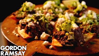 Spicy Black Beans with Feta and Avocado  Gordon Ramsay [upl. by Sadonia109]