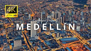 Medellin Colombia 🇨🇴 in 4K ULTRA HD 60FPS Video by Drone [upl. by Yeldoow521]