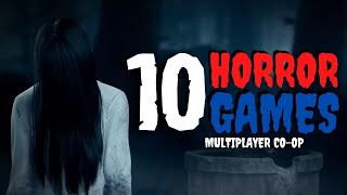 10 BEST HORROR GAMES WITH MULTIPLAYER COOP [upl. by Woodson]