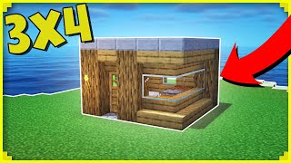 🦊Como fazer uma CASA PEQUENA no MINECRAFT [upl. by Read]