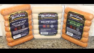 Blue Grass Mettwurst Bratwurst amp Jalapeno Cheese Mettwurst Review [upl. by Nan]