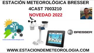 Análisis de la estación meteorológica Bresser 4Cast Pro WLAN 7003210 [upl. by Prior169]