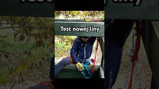 Test nowej liny zjazd na GriGri climbing rope wspinaczka rappelling lina grigri higherbetter [upl. by Nyral]