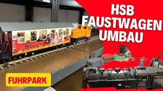 Wir bauen unseren FaustWagen der Harzer Schmalspurbahn Trainline45  HSB  LGB Modelleisenbahn 84 [upl. by Eetse]