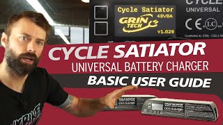 Intro to Grins Cycle Satiator A Universal Battery Charger for Ebikes and Other Things [upl. by Aniraad]