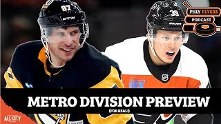 Metropolitan Division preview can Matvei Michkov end Flyers playoff drought  PHLY Flyers Podcast [upl. by Belshin]