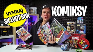 Šílené otevírání komiksových Loot boxů  SOUTĚŽ [upl. by Enilesor]