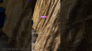 GOLDEN🌟LEHENGA LOVERS😍 LATEST BRIDAL PARTYWEAR LEHENGA CHANDNI CHOWK shorts short shortvideo [upl. by Nostets]