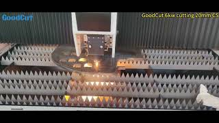 GoodCut GC1530F 6KW Cutting 20mm CS Fiber Laser Cutting Machine [upl. by Drolet]