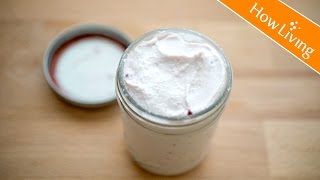 【Eng Sub】10秒鐘打發鮮奶油食譜 How to Make Whipping Cream in 10 secs│HowLiving 美味生活  矽谷美味人妻 [upl. by Llahsram]