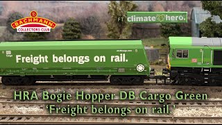 Bachmann Collectors Club HRA Bogie Hopper DB Green [upl. by Dorison]