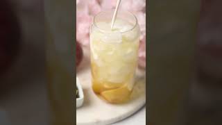 Peaches N Cream Iced Tea  Full Leaf Tea Recipe [upl. by Ahsekin953]