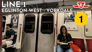 TTC Line 1 Eglinton West  Yorkdale [upl. by Cirilo]