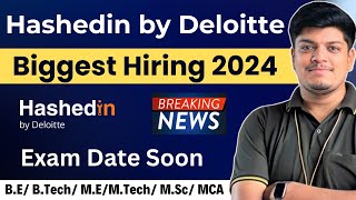 Hashedin By Deloitte OffCampus Drive 2024  Biggest Hiring  BEBTECHMEMTECHMCAMSC [upl. by Lussier]