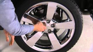 2013 Dodge Challenger  Jacking and Tire Change [upl. by Anigar]