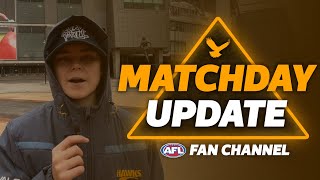 MATCH DAY UPDATE  HAWTHORN VS COLLINGWOOD  ROUND 19 AFL 2024 [upl. by Kirven]