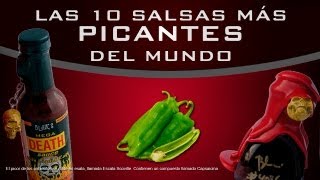 Las 10 salsas más picantes del mundo [upl. by Osrick]