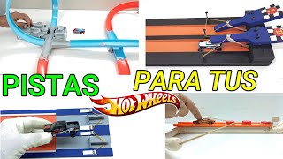 7 TUTORIALES de como HACER UNA PISTA PARA hot WHEELS CUSTOM [upl. by Landers]