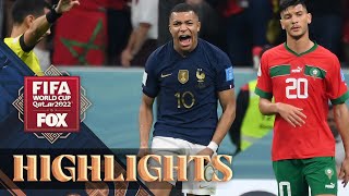 France vs Morocco Highlights  2022 FIFA World Cup  Semifinals [upl. by Dulcia]