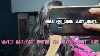 winter hair care routine 🥰bride to be is mask ko lazmi try krain 🤯 [upl. by Durwin]