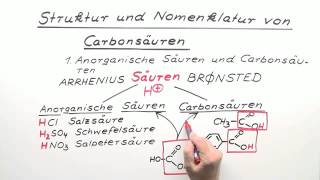 Struktur und Nomenklatur von Carbonsäuren  Chemie  Organische Chemie [upl. by Lanza61]