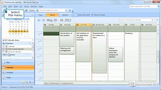 How to print a calendar with Outlook 2007 [upl. by Taryn]