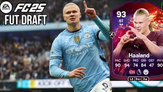 93 ÖNCÜLER ERLİNG HAALAND GELDİ EA FC 25 FUT DRAFT CHALLENGE [upl. by Nellaf915]