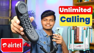 Cheapest Landline Phone For Airtel Fiber Broadband ft Beetel B26 Corded Phone [upl. by Zehc]