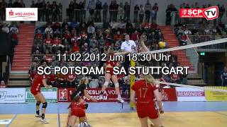 1 Bundesliga Volleyball SC Potsdam MBS Arena [upl. by Oderfla665]