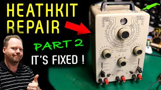 🔴 Heathkit IT28 Capacitor Tester Repair  Part 2  No1026 [upl. by Llerred]