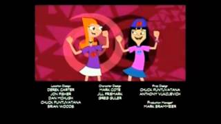 Phineas and Ferb  Season 1 End Credits [upl. by Aidnahs]