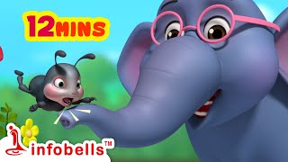 Ek Mota Hathi Songएक मोटा हाथी  Hindi Rhymes amp Balgeet  Infobells hindirhymes ekmotahathi [upl. by Eelidnarb]