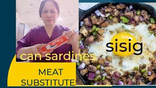 Delicious sisig recipe using can sardines [upl. by Rede238]