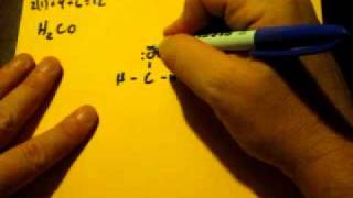 Lewis Dot Structure of CH2O methanal or formaldehyde [upl. by Hollenbeck]