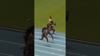 quotElaine Thompson Injury Ofili Triumphs Over Alia Hobbsquot shorts track jamaica trackandfield [upl. by Eldridge184]