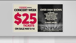 Live Nation offering 25 concert tickets [upl. by Reine328]