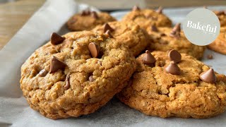 CHEWY OAT CHOCOLATE CHIP COOKIES 🍪 [upl. by Jos]