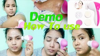 5 in 1 facial massager demo how to use amp benefits [upl. by Wernher]