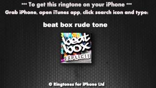 Beat Box Rude Explicit Rap Tone [upl. by Eiloj]