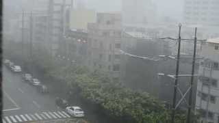 Super Typhoon Soulik slams Taichung City Xitun District with 250kmh winds [upl. by Rois]